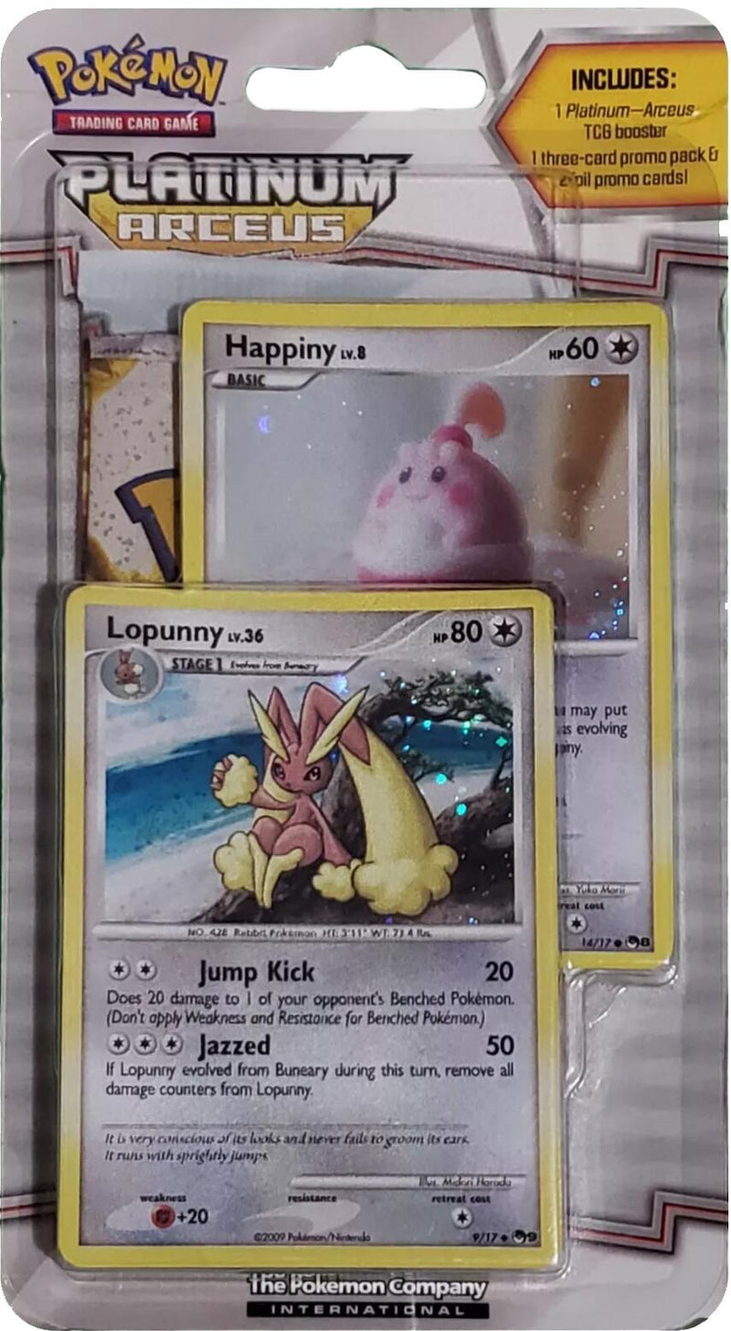 Platinum: Arceus - Blister Pack (Happiny & Lopunny)