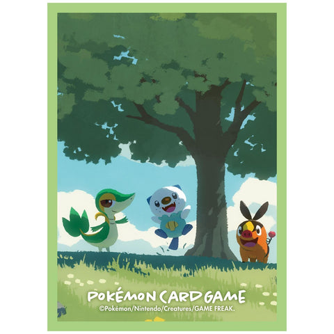 Card Sleeves - Snivy & Pokabu & Oshawott (64-Pack) (Pokemon Center Exclusive)