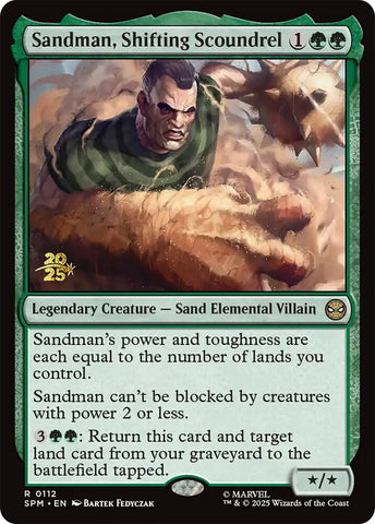 Sandman, Shifting Scoundrel [Marvel's Spider-Man Prerelease Promos]