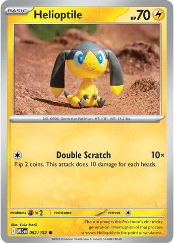 Helioptile (052/132) [Mega Evolution: Base Set]