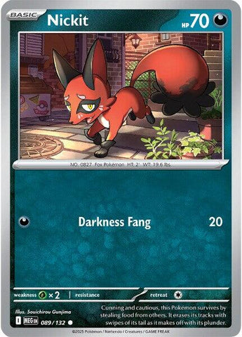 Nickit (089/132) [Mega Evolution: Base Set]
