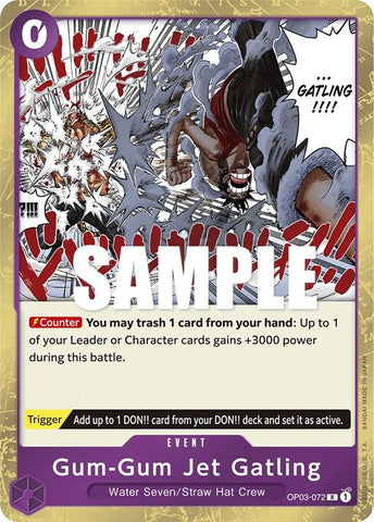 Gum-Gum Jet Gatling OP03-072 (Pillars of Strength)  - Foil