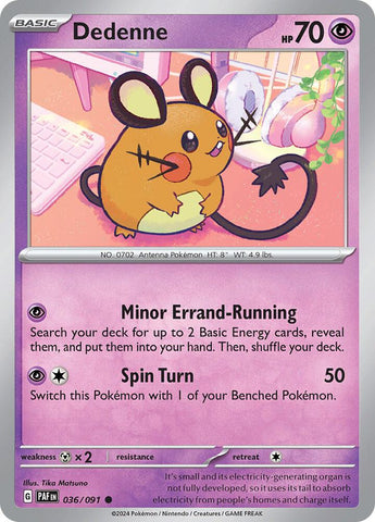 Dedenne 036/091 (SV: Paldean Fates) 