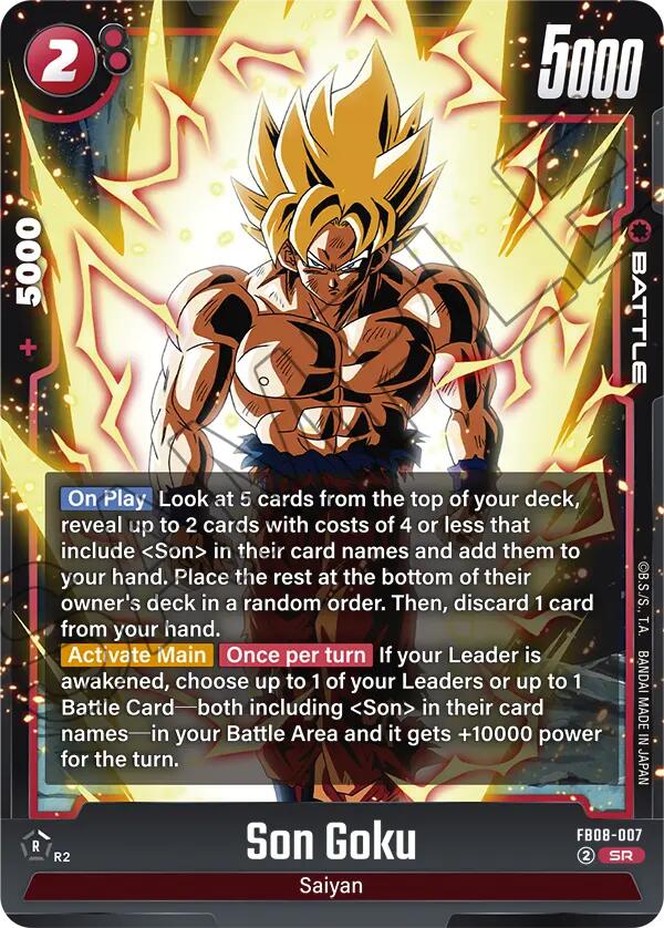 Son Goku (FB08-007) [Saiyan's Pride]