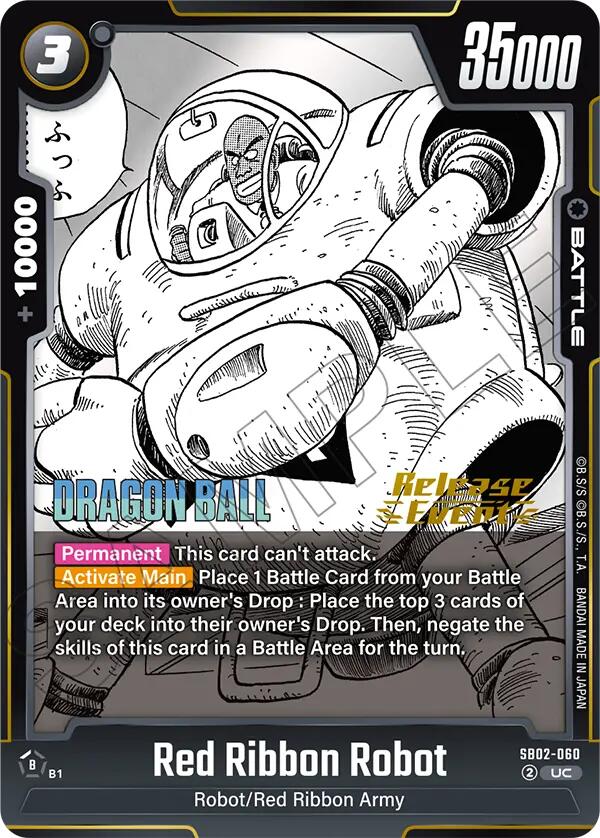 Red Ribbon Robot [Manga Booster 02 Release Event Cards]