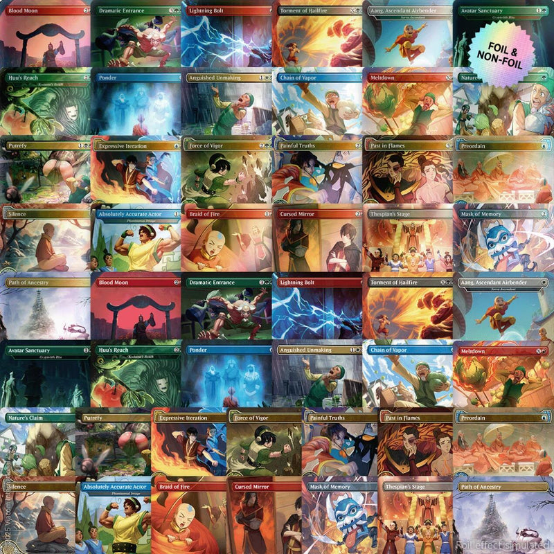 Secret Lair: Drop Series - Avatar: The Last Airbender Superdrop: Master Of All Elements Everything Bundle