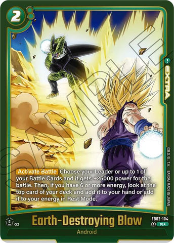 Earth-Destroying Blow (Alternate Art) (Reprint) [Blazing Aura]