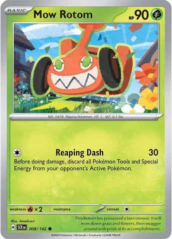 Mow Rotom 008/142 (SV07: Stellar Crown) 