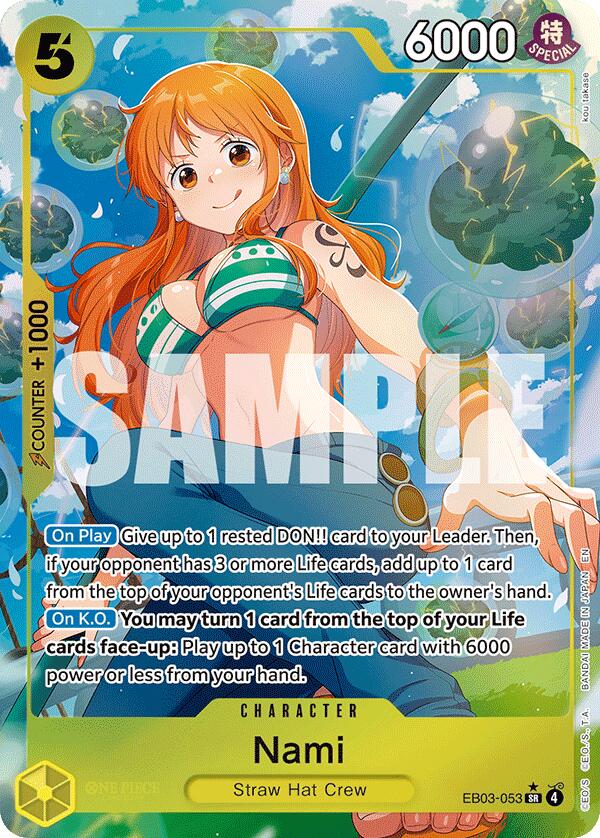 Nami (Alternate Art) [Extra Booster: One Piece Heroines Edition]