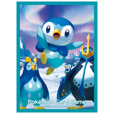 Card Sleeves - Piplup & Potaishi & Empoleon (64-Pack) (Pokemon Center Japan Exclusive)