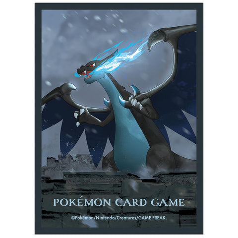 Card Sleeves - Mega Charizard X Old Castle (64-Pack) (Pokemon Center Japan Exclusive)