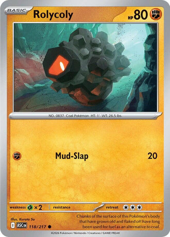 Rolycoly (118/217) [Mega Evolution: Ascended Heroes]