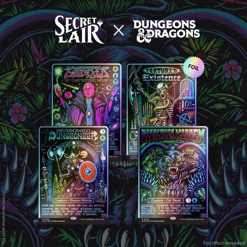 Secret Lair x Dungeons & Dragons: Black Lights & Dark Dungeons (Foil Edition)