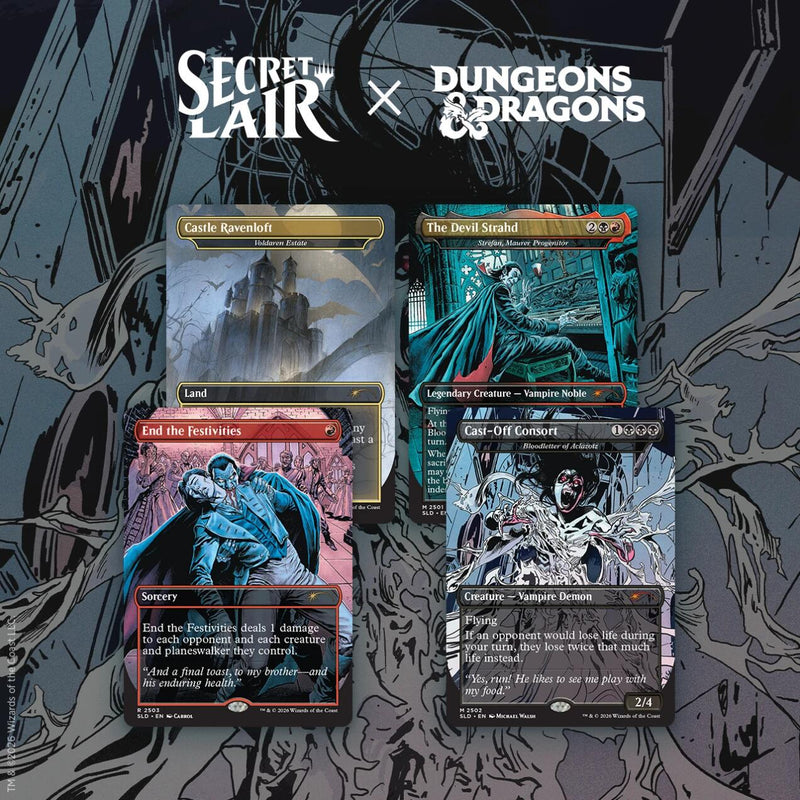 Secret Lair x Dungeons & Dragons: Strahd's Descent (Non-Foil Edition)
