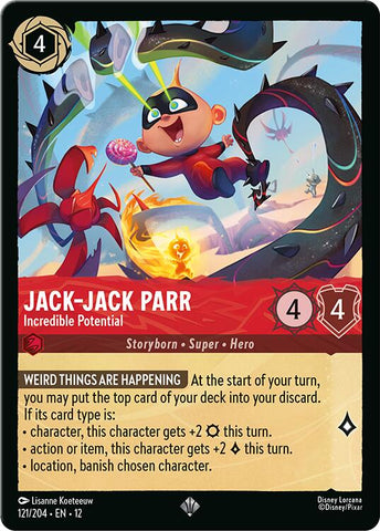 Jack-Jack Parr - Incredible Potential (121/204) [Wilds Unknown]