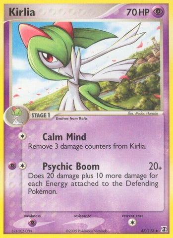 Kirlia 47/113 (Delta Species)  - Reverse Holofoil