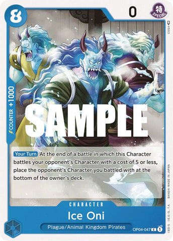 Ice Oni OP04-047 (Kingdoms of Intrigue) 