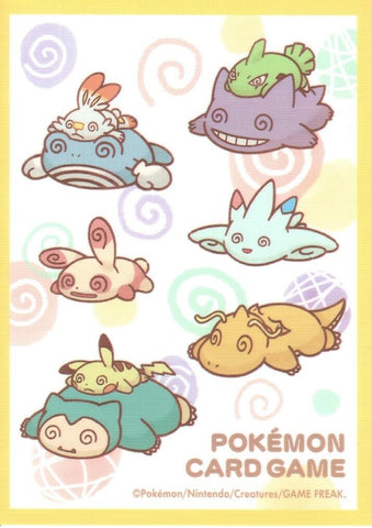 Card Sleeves - Chikara Tsukita Fainted (64 Pack) (Pokemon Center Japan Exclusive)