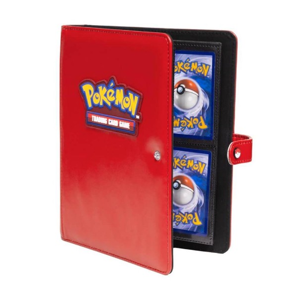 Pokemon - TCG - ULTRA PRO Premium Red Snap 4 Pocket Binder