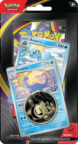 Mega Evolution: Pitch Black - Premium Checklane Blister [Amaura, Aurorus] (Target Exclusive)