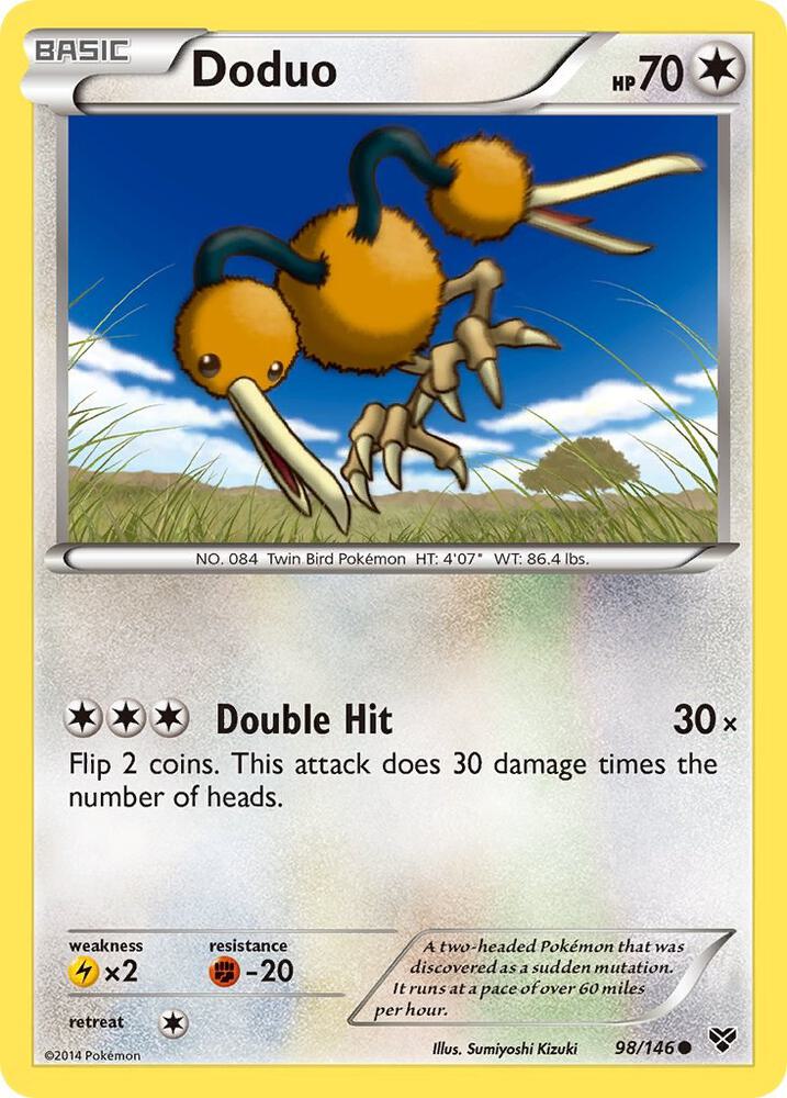 Doduo 098/146 (XY Base Set) 