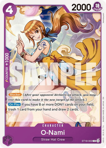 O-Nami (Reprint) ST18-002 (Premium Booster -The Best- Vol. 2) 