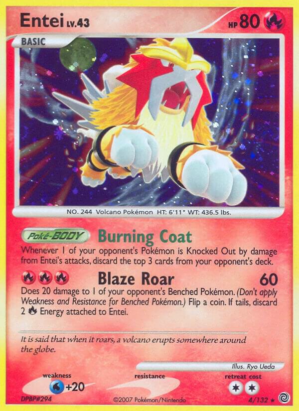 Entei 4/132 (Secret Wonders)  - Holofoil
