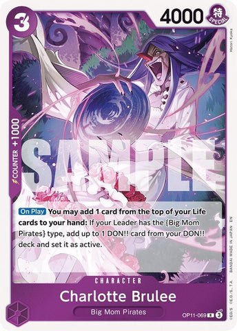 Charlotte Brulee OP11-069 (A Fist of Divine Speed)  - Foil