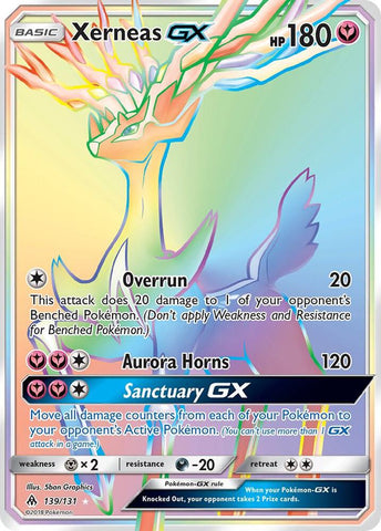 Xerneas GX 139/131 (SM - Forbidden Light)  - Holofoil