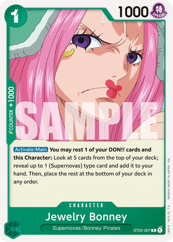 Jewelry Bonney (Reprint) ST02-007 (Premium Booster -The Best- Vol. 2) 