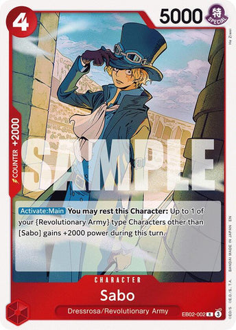 Sabo EB02-002 (Extra Booster: Anime 25th Collection)  - Foil