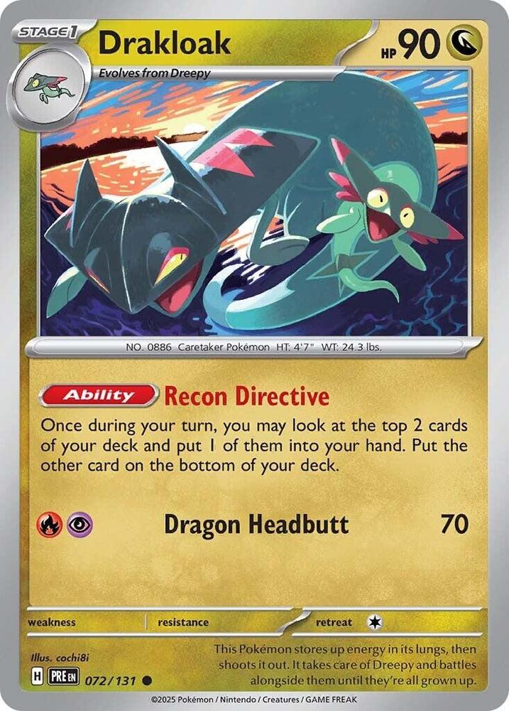 Drakloak 072/131 (SV: Prismatic Evolutions) 