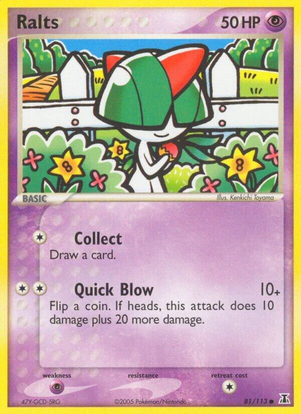 Ralts 81/113 (Delta Species)  - Reverse Holofoil