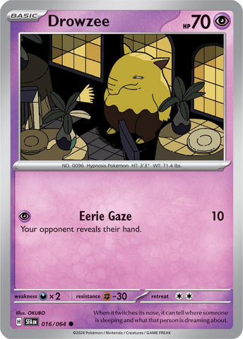 Drowzee 016/064 (SV: Shrouded Fable) 