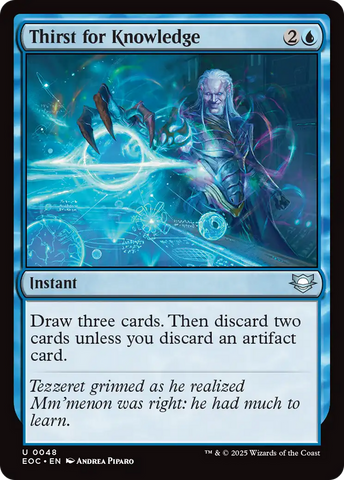 Thirst for Knowledge [Edge of Eternities Commander]
