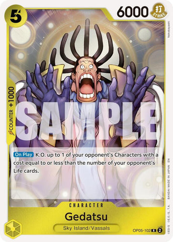 Gedatsu (Reprint) OP05-102 (Premium Booster -The Best- Vol. 2)  - Foil