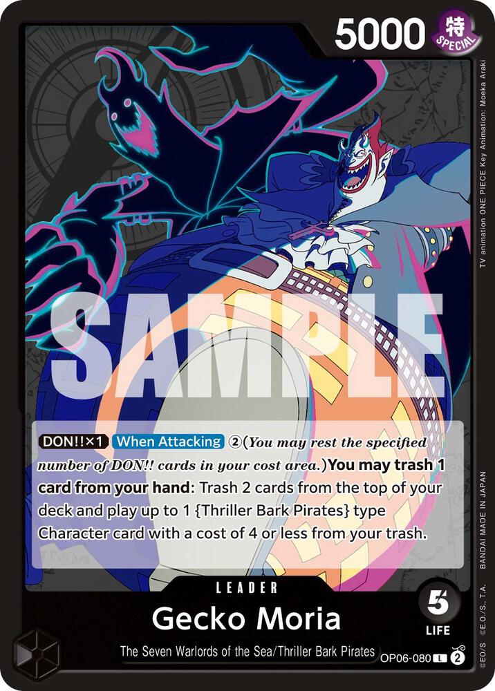 Gecko Moria OP06-080 (Wings of the Captain) 