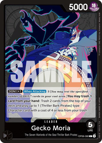 Gecko Moria OP06-080 (Wings of the Captain) 