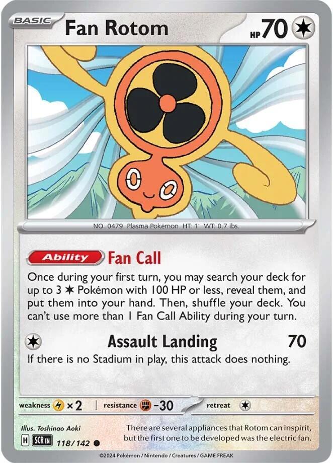 Fan Rotom 118/142 (SV07: Stellar Crown) 