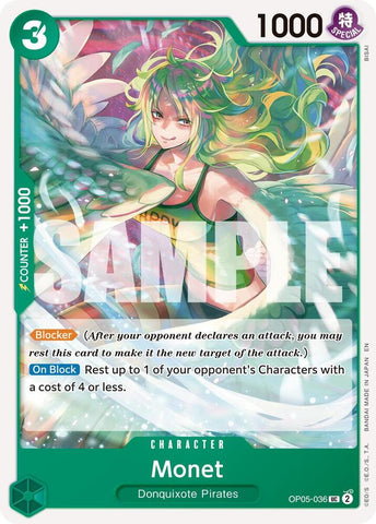 Monet (Reprint) OP05-036 (Premium Booster -The Best- Vol. 2) 