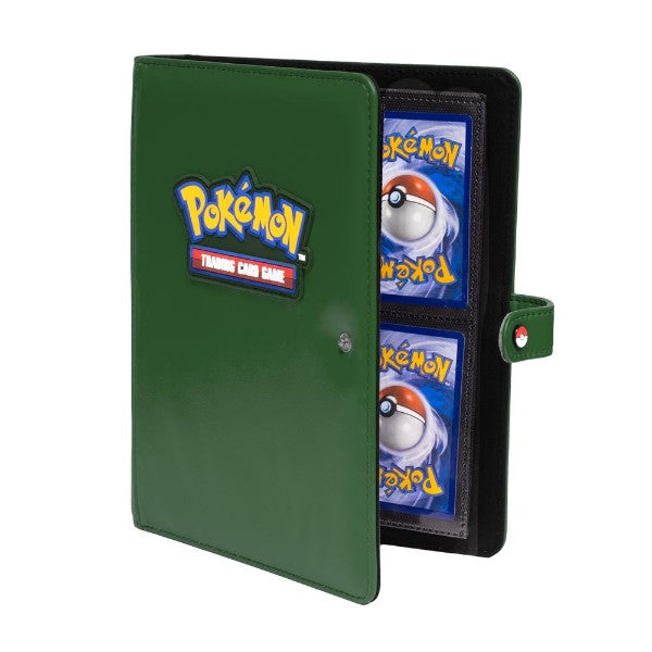 Pokemon - TCG - ULTRA PRO Premium Green Snap 4 Pocket Binder
