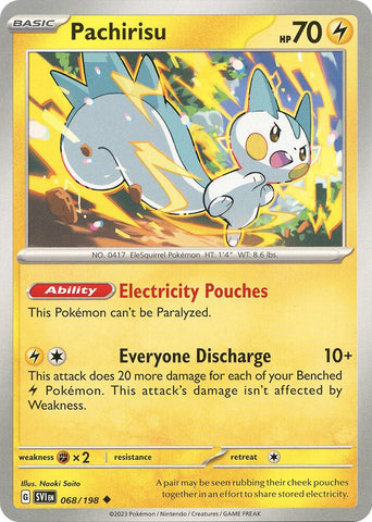 Pachirisu 068/198 (SV01: Scarlet & Violet Base Set) 