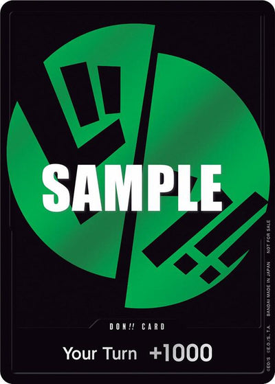 DON!! (Green)  (One Piece Promotion Cards)  - Foil