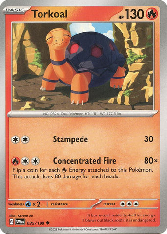 Torkoal 035/198 (SV01: Scarlet & Violet Base Set) 