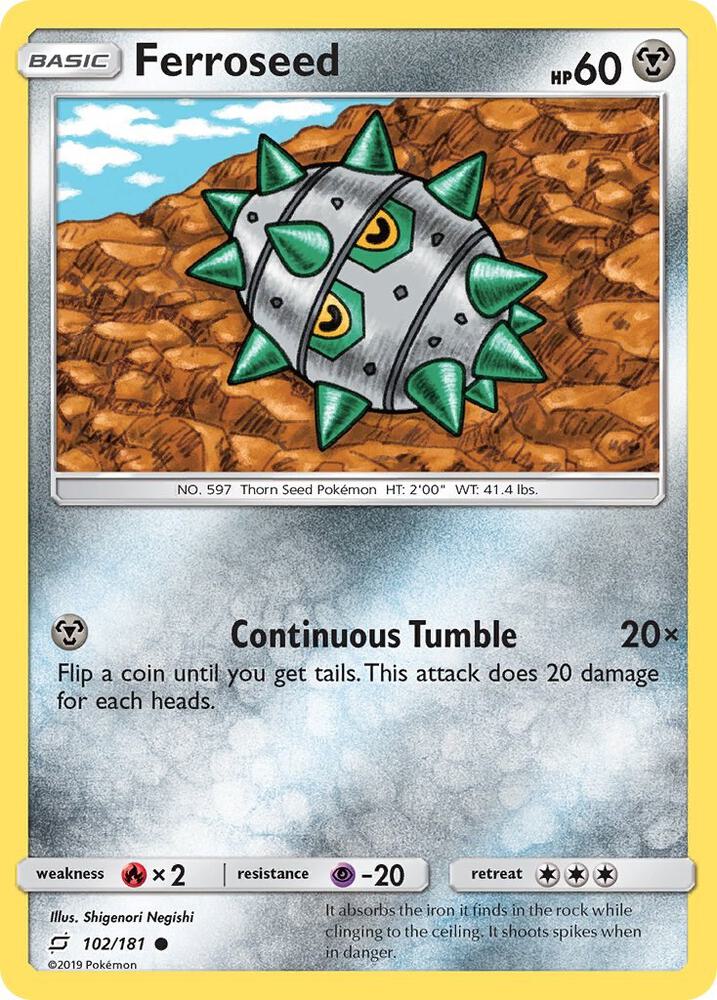 Ferroseed 102/181 (SM - Team Up) 