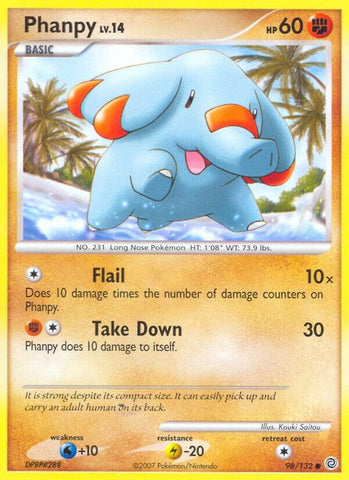 Phanpy 98/132 (Secret Wonders) 