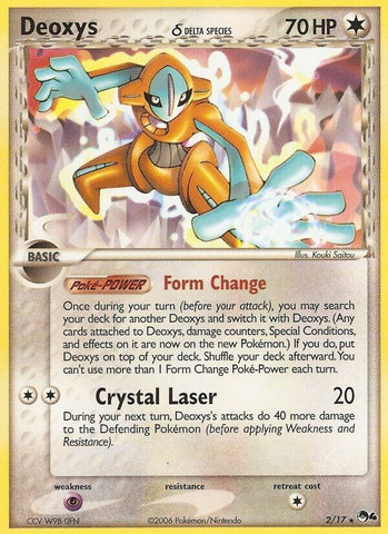 Deoxys Delta Species 002/017 (POP Series 4)  - Holofoil
