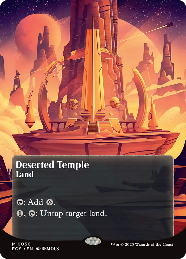 Deserted Temple (0056) (Borderless) [Edge of Eternities: Stellar Sights]