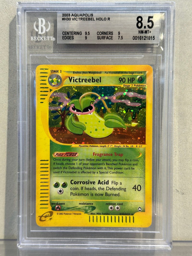 pokemon victreebel card 2003 Pokemon Victreebel Beckett 8.5