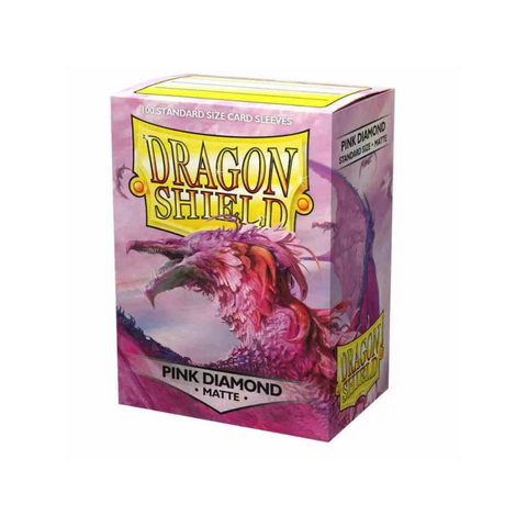 Sleeves - Dragon Shield - Box 100 - Pink Diamond MATTE